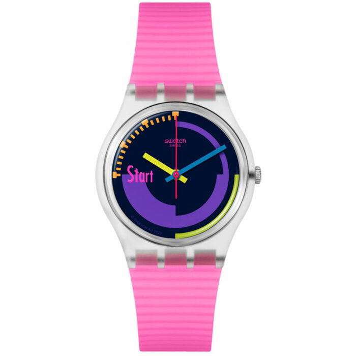 Swatch So28K111 Neon Pink Podium Bayan Kol Saati - Görsel 1