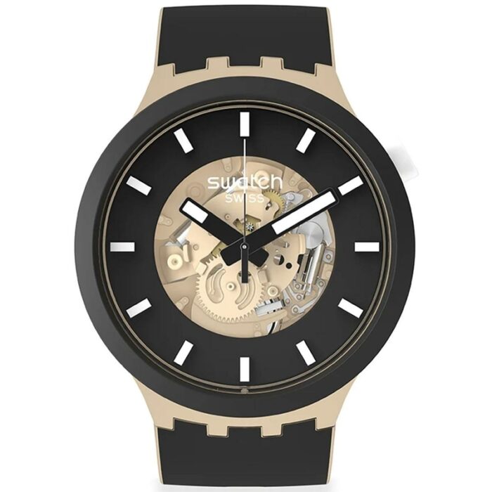 Swatch Sb03C100 Time For Taupe Erkek Kol Saati - Görsel 1