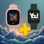 Akıllı Çocuk Saati KN8100 P + Yetişkin Akıllı Saat Hediye