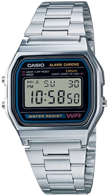 casio-a158wa-1df-unisex-kol-saati.jpg Casio A158Wa-1Df Unısex Kol Saati - Görsel 1
