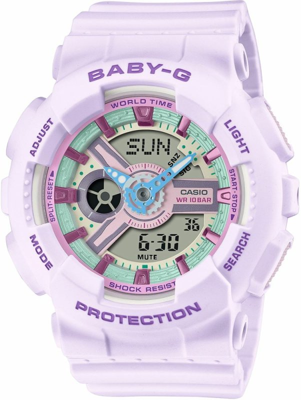casio-ba-110xpm-6adr-kol-saati.jpg Casio Ba-110Xpm-6Adr Kol Saati - Görsel 1