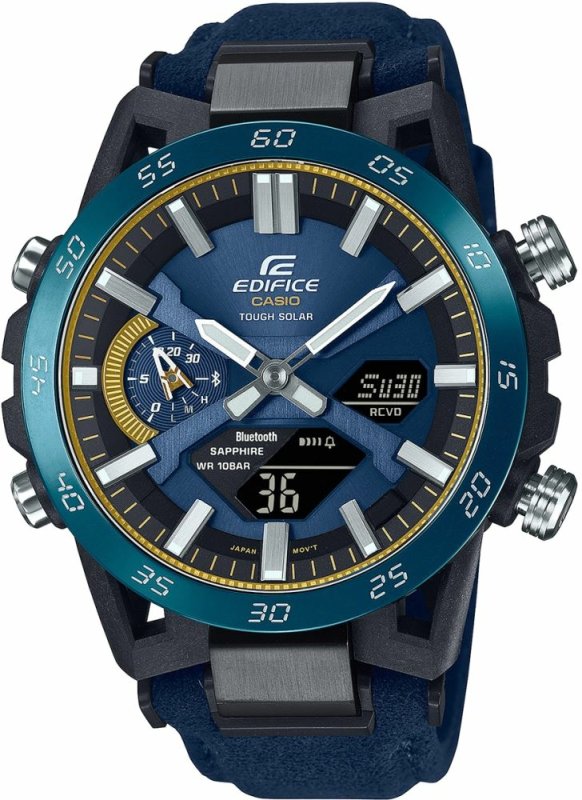 casio-ecb-2000ss-2adr-kol-saati.jpg Casio Ecb-2000Ss-2Adr Kol Saati - Görsel 1