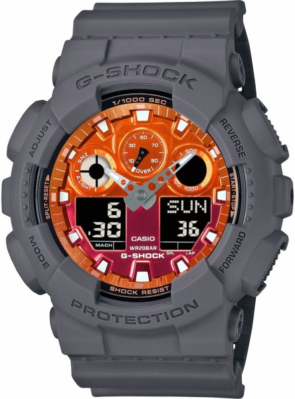 casio-ga-100fl-8adr-kol-saati.jpg Casio Ga-100Fl-8Adr Kol Saati - Görsel 1