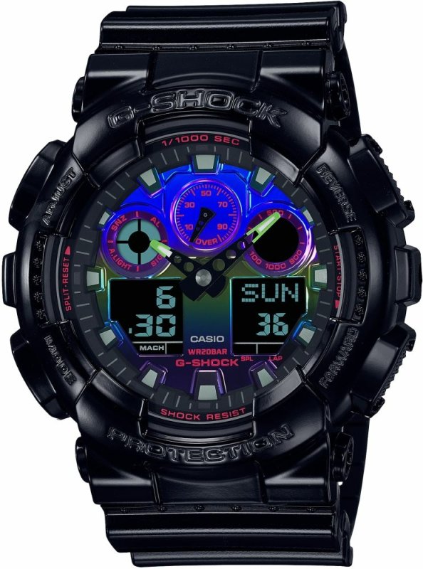 casio-ga-100rgb-1adr-kol-saati.jpg Casio Ga-100Rgb-1Adr Kol Saati - Görsel 1