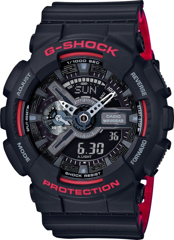 casio-ga-110hr-1adr-kol-saati.jpg Casio Ga-110Hr-1Adr Kol Saati - Görsel 1