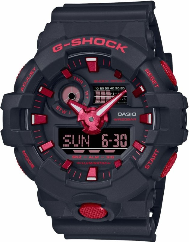 casio-ga-700bnr-1adr-kol-saati.jpg Casio Ga-700Bnr-1Adr Kol Saati - Görsel 1