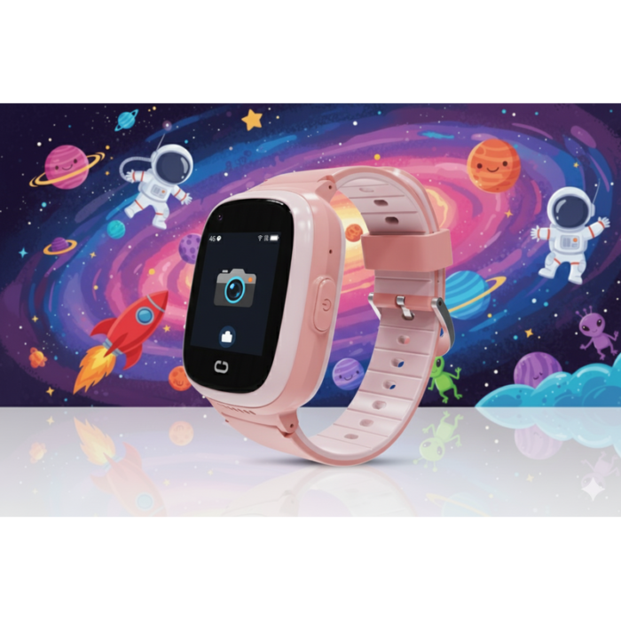 Kn8100P Akıllı Çocuk Saati 4g Sim Kart Destekli Görüntülü Görüşme Özelliği Var - Görsel 2
