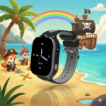 KN8101 S Akıllı Çocuk Saati 4g Sim Kart Destekli Görüntülü Görüşme Özelliği - Görsel 2