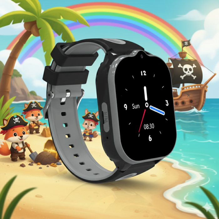 KN8101 S Akıllı Çocuk Saati 4g Sim Kart Destekli Görüntülü Görüşme Özelliği - Görsel 3