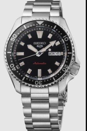 Seiko5 Sports Skx Redux - Kuro Black Srpl85K1 Otomatik Erkek Kol Saati