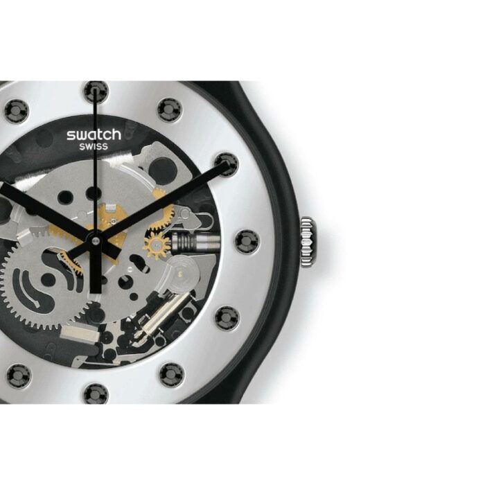 Swatch Silver Glam Again Erkek Kol Saati So29B109 - Görsel 3