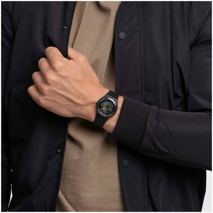 Swatch Silver Glam Again Erkek Kol Saati So29B109 - Görsel 4