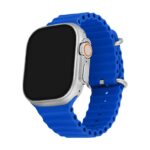 You Watch A8-A84 You Smart Silver & Blue Silicon Unisex Kol Saati