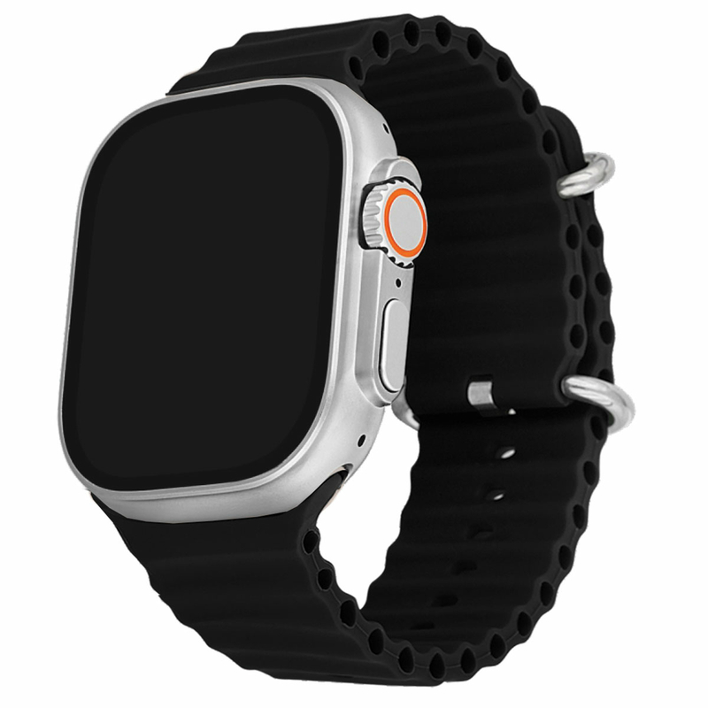 You Watch A8-A85Pro You Smart Silver & Black Silicon Unisex Kol Saati