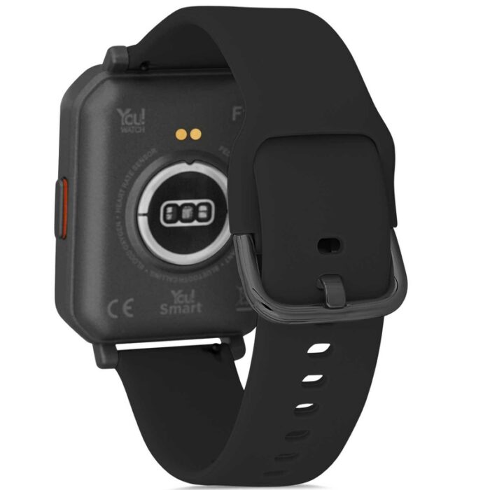 You Watch F12-Yf120 You Smart Black & Black Silicon Unisex Kol Saati - Görsel 3
