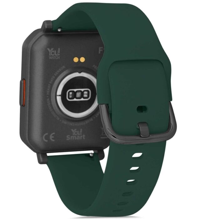 You Watch F12-Yf121 You Smart Black & Green Silicon Unisex Kol Saati - Görsel 3
