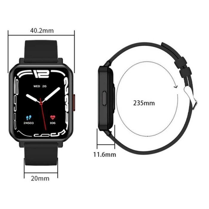 You Watch F12-Yf121 You Smart Black & Green Silicon Unisex Kol Saati - Görsel 4