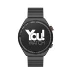 You Watch R13-Ar134 You Smart Black Metal & Red Silicon Unisex Kol Saati - Görsel 3